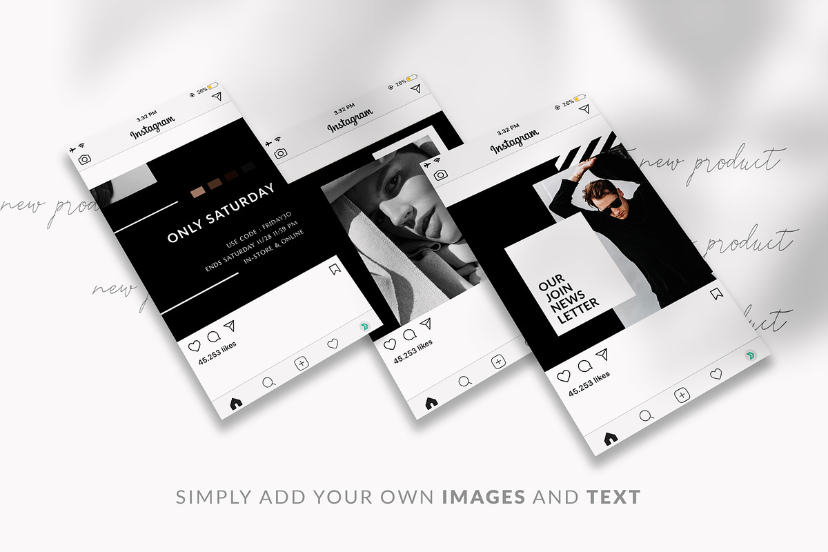 Instagram Puzzle Friday - Canva & PS, a Social Media Template by Eviory