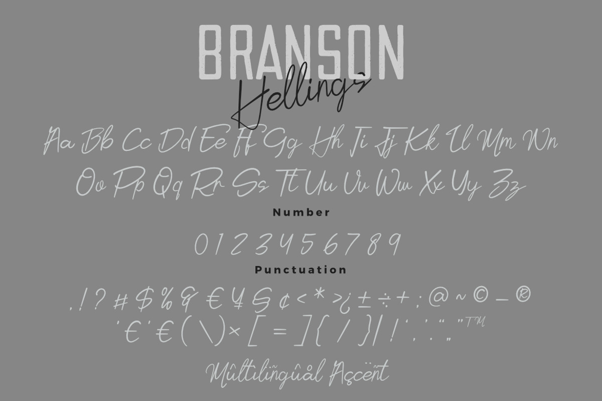 Branson Hellings – Vintage Font Duo, a Sans Serif Font by Bayuktx (Photo 8 of 8)