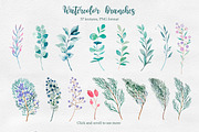Winter. Watercolor collection., a Decorative Illustration by AlexGreenArt (Thumbnail 7 of 11)