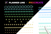 Linear brushes patterns Procreate, a Brush Add-On by Graphics Resources (Thumbnail 9 of 15)