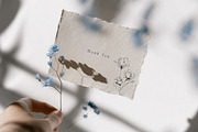 Blue Bloom Paper Mockup Collection, a Product Mockup by NikiArts (Thumbnail 13 of 13)