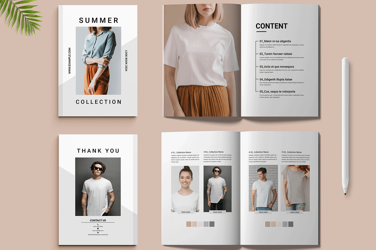 Look Book Magazine Design Layout