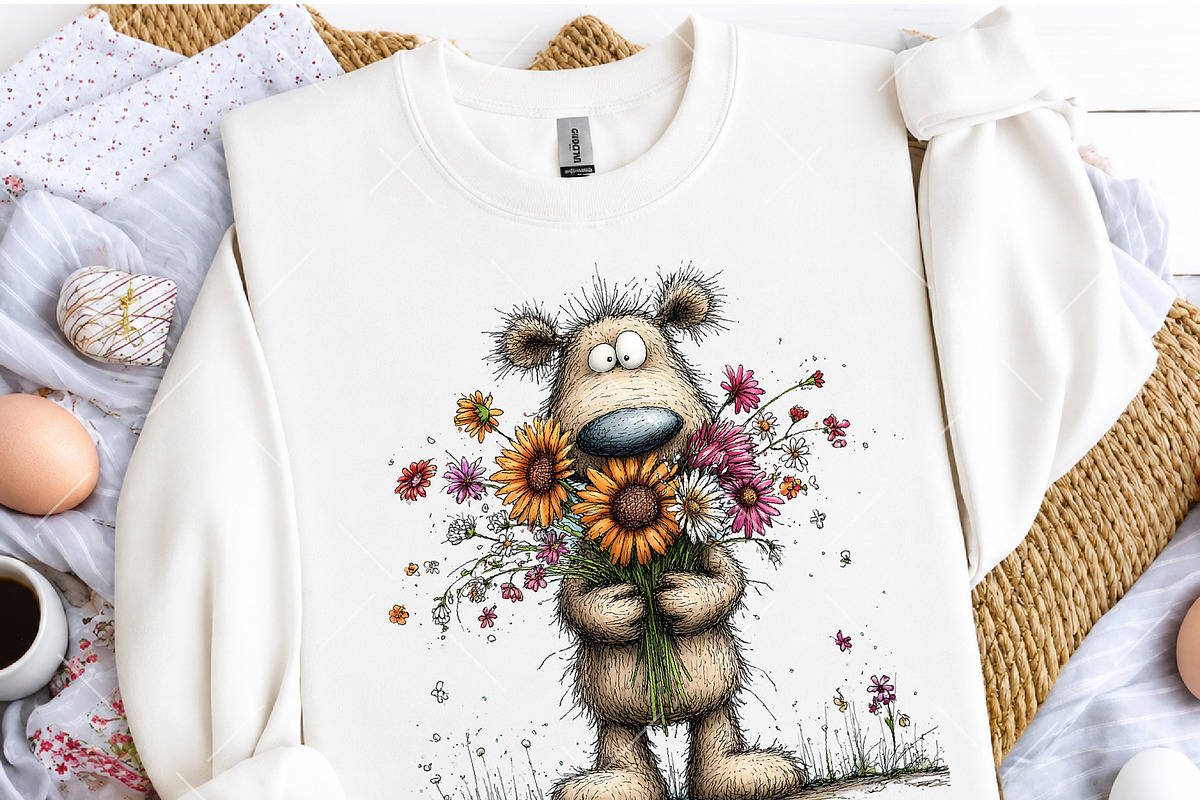 Whimsical Teddy Bear Clipart, a Seasonal Illustration by OK Design (Photo 5 of 6)