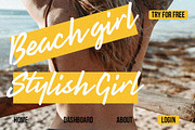 Santorini Monte Carlo | Handwritten, a Handwritten Font by Metasena Typefoundry (Thumbnail 3 of 9)
