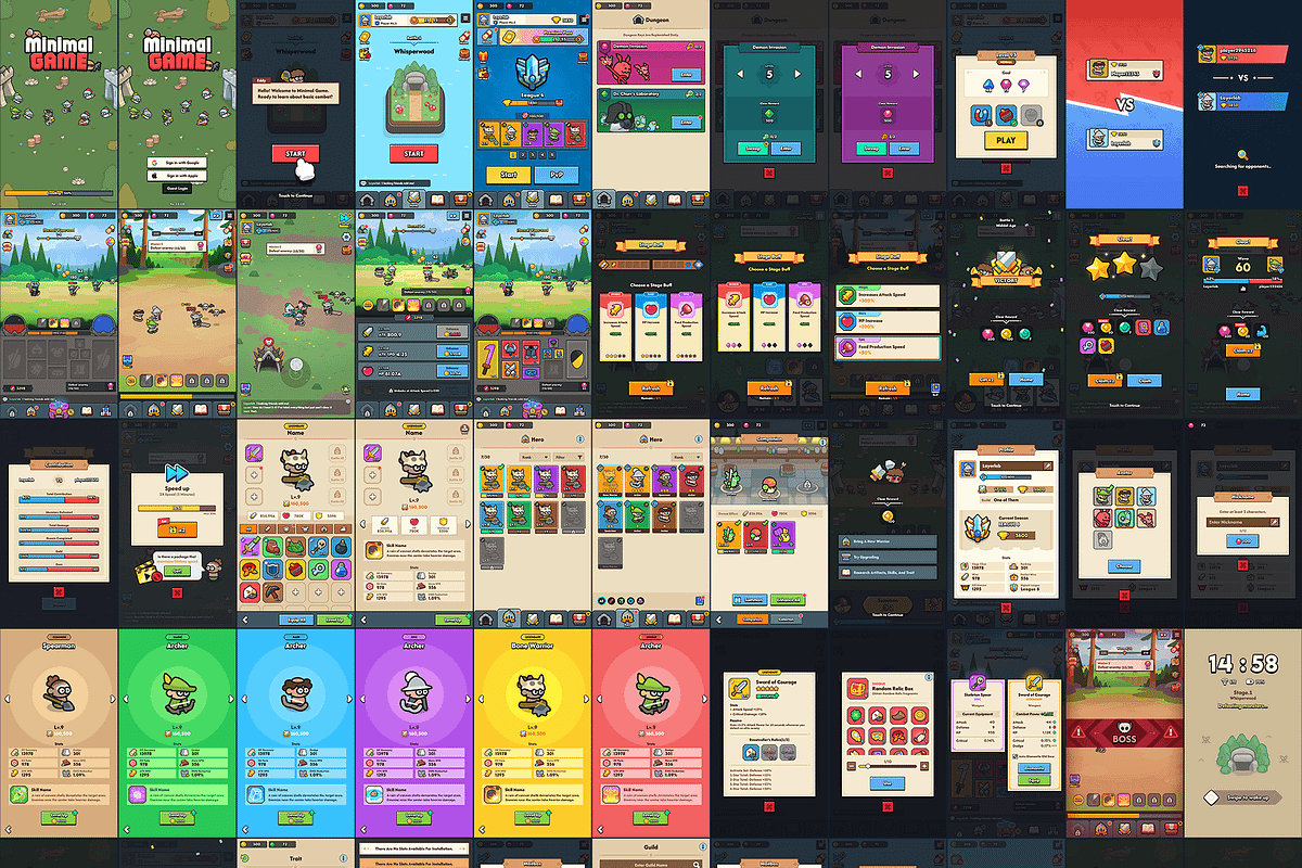 GUI Pro - Minimal Game Light, an UI Kit Template by LAYERLAB (Photo 2 of 51)