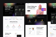 Cloze - Multi-Layout SaaS Figma, an UI Kit Template by FinestDevs (Thumbnail 3 of 8)