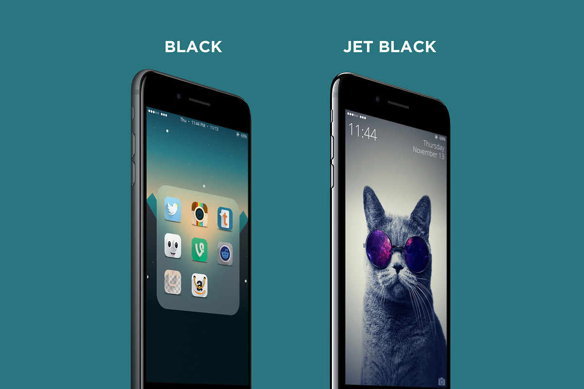 4K Black iPhone 7 PlusMockup, a Device Mockup by mockupdepot (Photo 2 of 5)