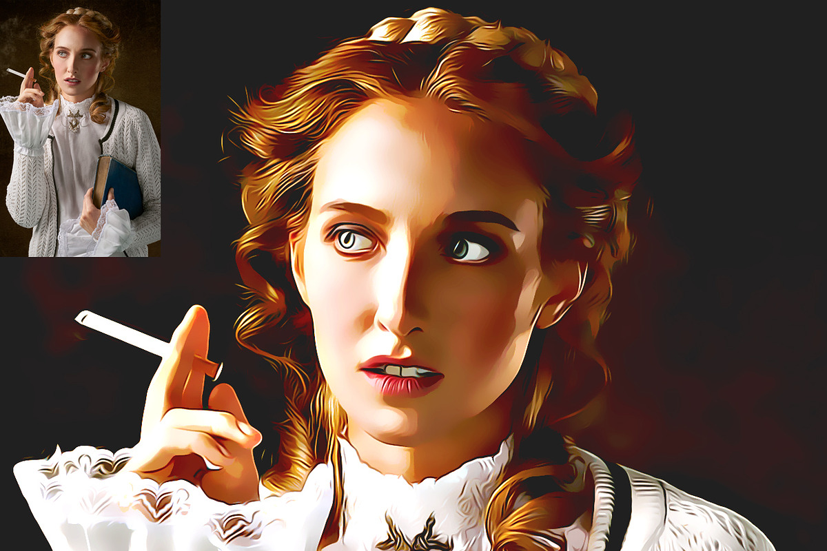 HDR Painting Photoshop Actions, an Action Add-On by MRI STUDIO (Photo 4 of 17)