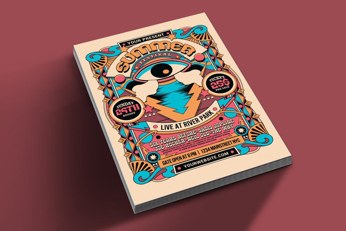 Retro Psychedelic Summer Festival