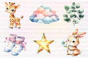 Baby Shower Clipart, an Illustration by CreationArt (Thumbnail 3 of 5)