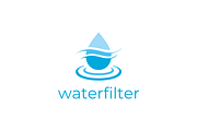 Water Drop Filter Ripple Logo Design, a Branding & Logo Template by yopie (Thumbnail 1 of 3)
