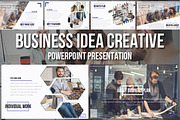 Business Idea Creative Presentation, a Presentation Template by SlideBester (Thumbnail 1 of 13)