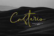 Casterio-Signature font, a Script Font by Panatype™ Studio (Thumbnail 1 of 9)