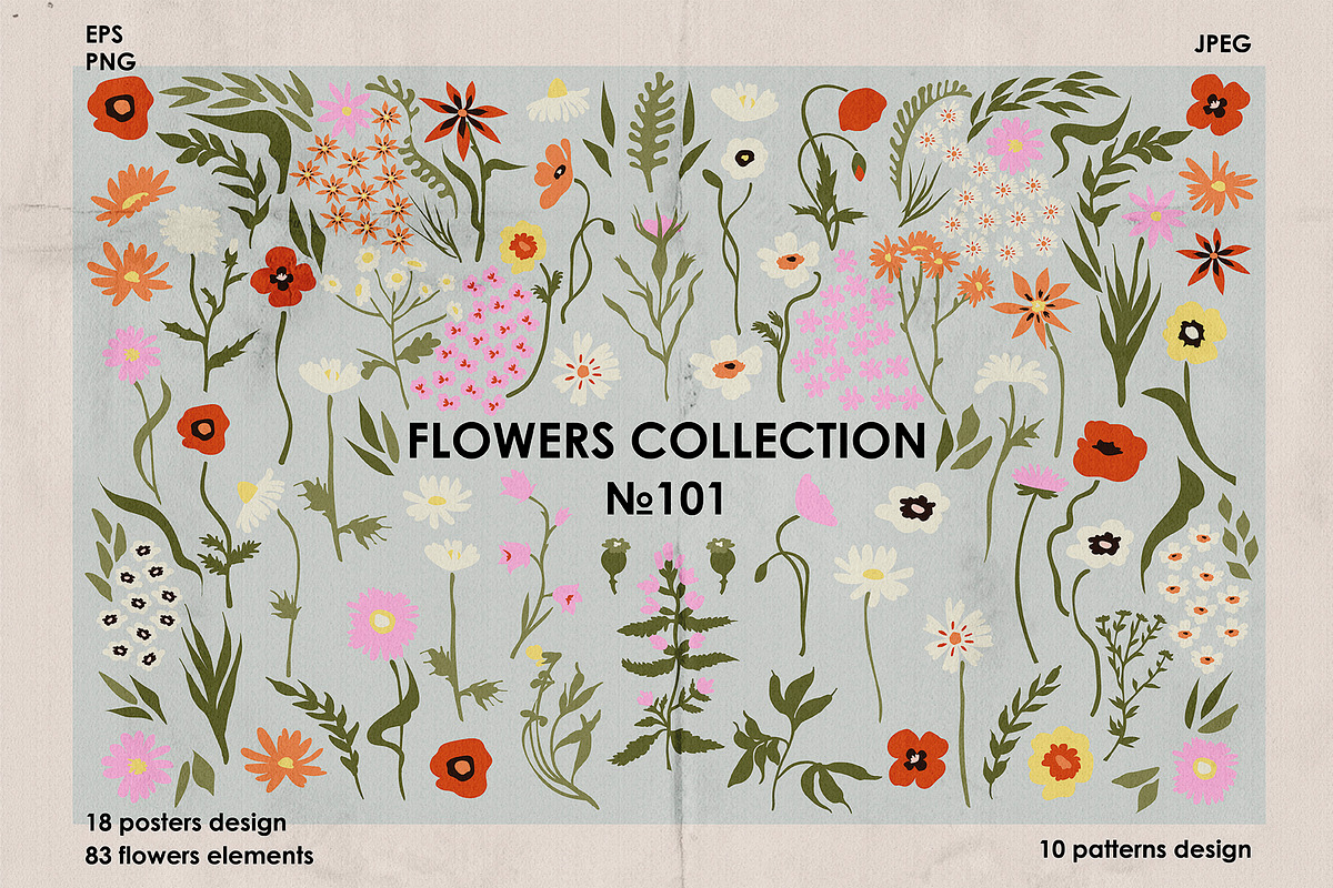 Flowers Collection, an Illustration by NKTN (Photo 1 of 8)