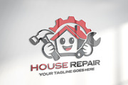 Modern House Repair Logo Template, a Branding & Logo Template by YUDesignStore (Thumbnail 2 of 9)