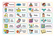 Kids Chores Clipart Collection, an Education Illustration by Gulnara Sabirova (Thumbnail 7 of 8)