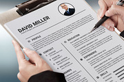 Resume Template | CV + Cover Letter, a Resume Template by designvillage (Thumbnail 4 of 13)