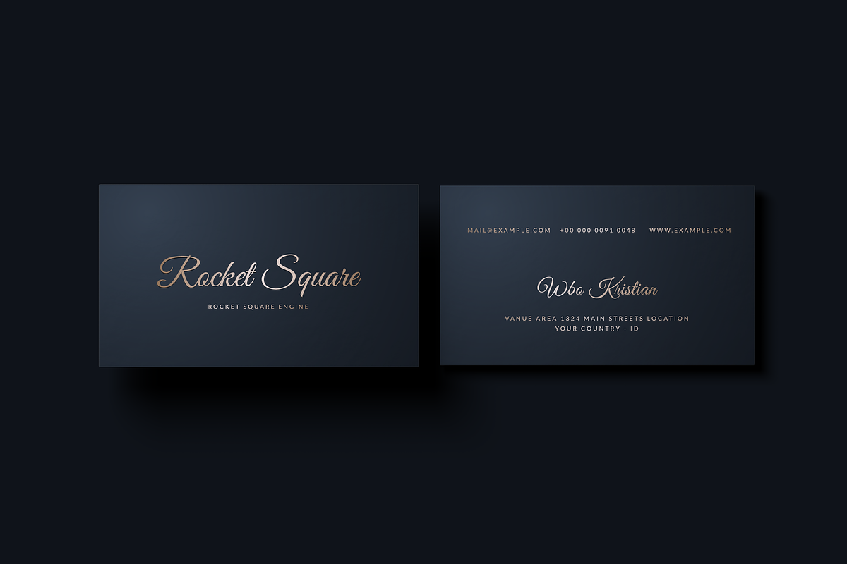 5 in 1 Luxury Business Card, a Business Card Template by Ctrl space studio (Photo 5 of 5)
