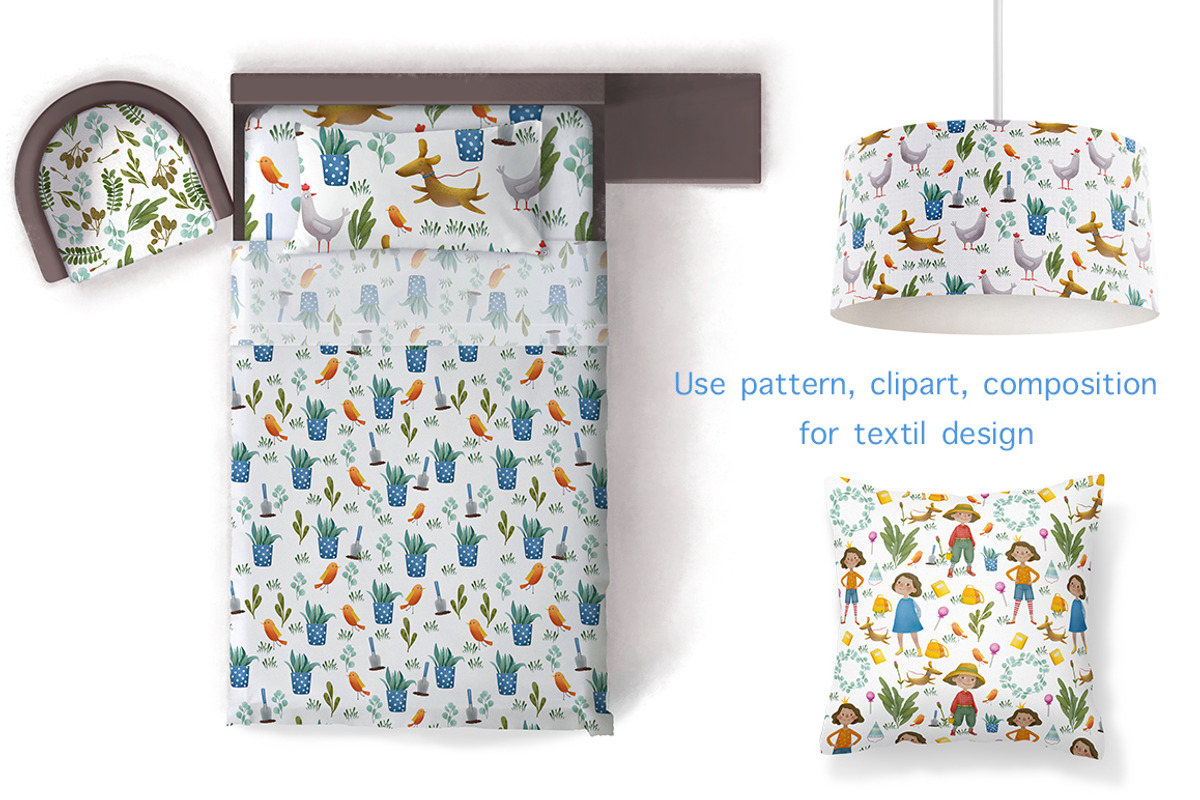 Busy girl - Raster illustrations set, an Animal Illustration by Mockup Up! (Photo 6 of 6)