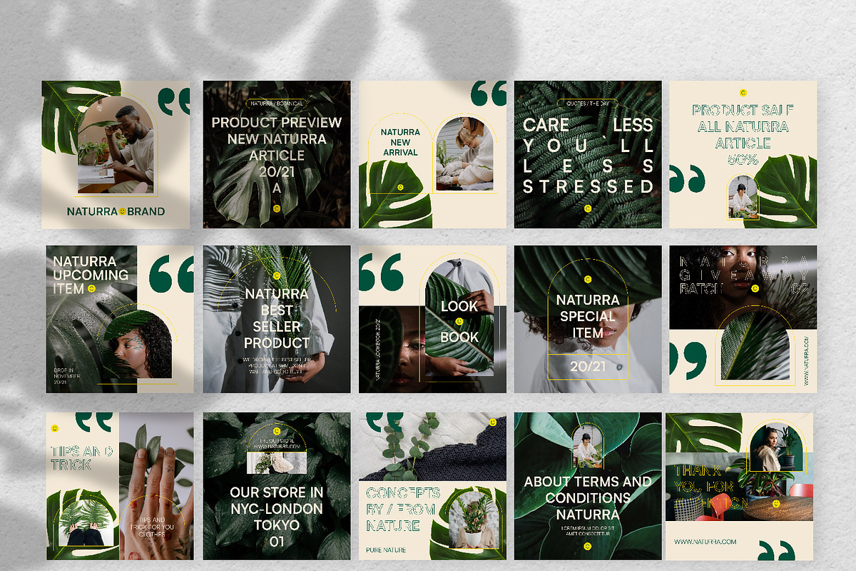 Naturra - Social Media Kit, a Social Media Template by Creative Zeune (Photo 3 of 3)