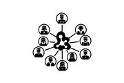 Remote Team Work Silhouettes Bundle, a Graphic by musafir_fashion (Thumbnail 7 of 14)