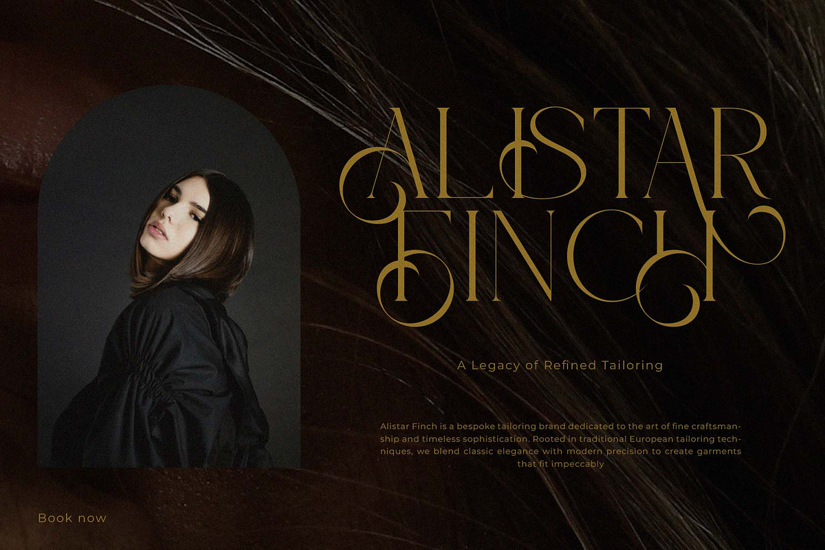 Berysa Medern End Eleganc Serif, a Serif Font by GridlineType (Photo 6 of 8)