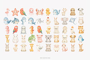 baby animals clipart set, an Animal Illustration by Pink Studio Art (Thumbnail 10 of 10)