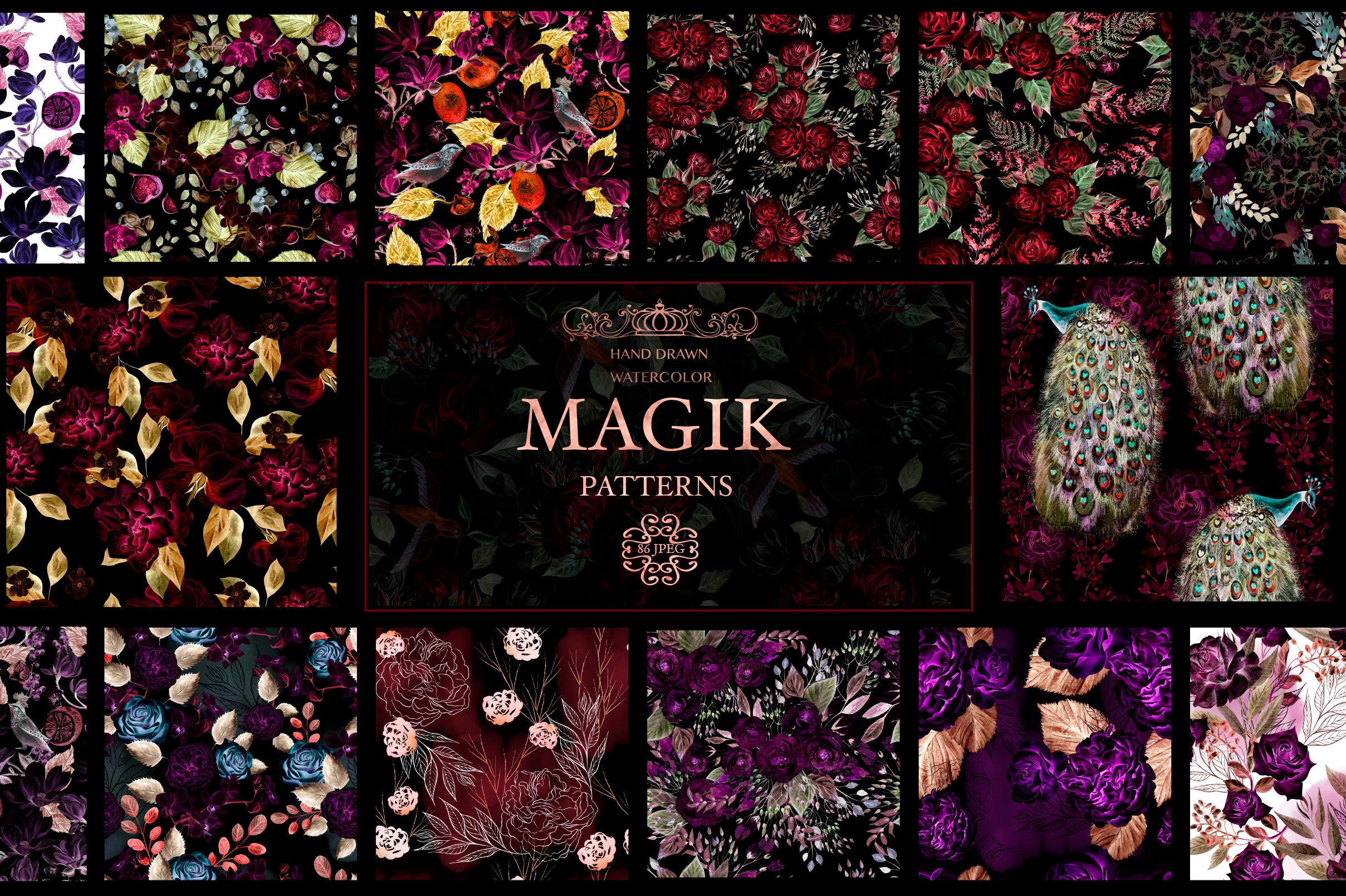 Hand Drawn 86 MAGIK PATTERNS, a Pattern Graphic by Knopazyzy