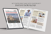 Canva Newsletter Template, a Magazine Template by Oshin Design (Thumbnail 4 of 7)