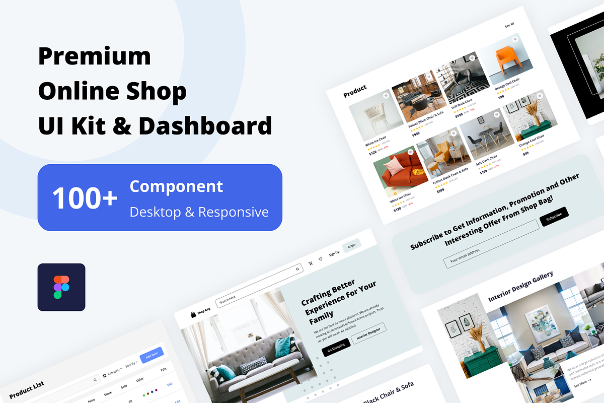 Online Shop UI Kit, an UI Kit Template by timotiusmuliawan05 (Photo 1 of 6)