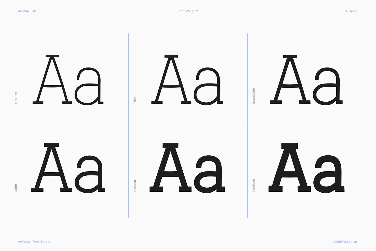 Austral Slab | Hand-drawn Slab Serif, a Slab Serif Font by Antipixel Type Studio (Photo 2 of 17)