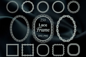 Doily Lace Frame Bundle