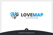 Love Map Logo Template, a Branding & Logo Template by LOGOMAGINE (Thumbnail 13 of 16)