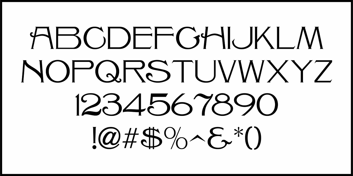 Millinery JNL, a Serif Font by Jeff Levine Fonts (Photo 3 of 5)