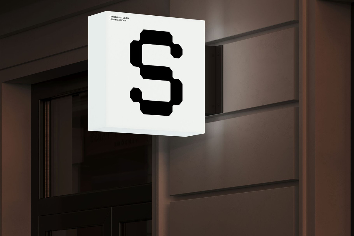 Outdoor Lightbox Mockup, an Advertising Mockup by TRANSPARENT SOURCE (Photo 1 of 2)