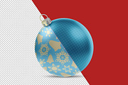 Christmas ball mockup. PSD mockup., a Product Mockup by NatalyaZelenova (Thumbnail 3 of 4)