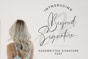 Beyond - Signature Font