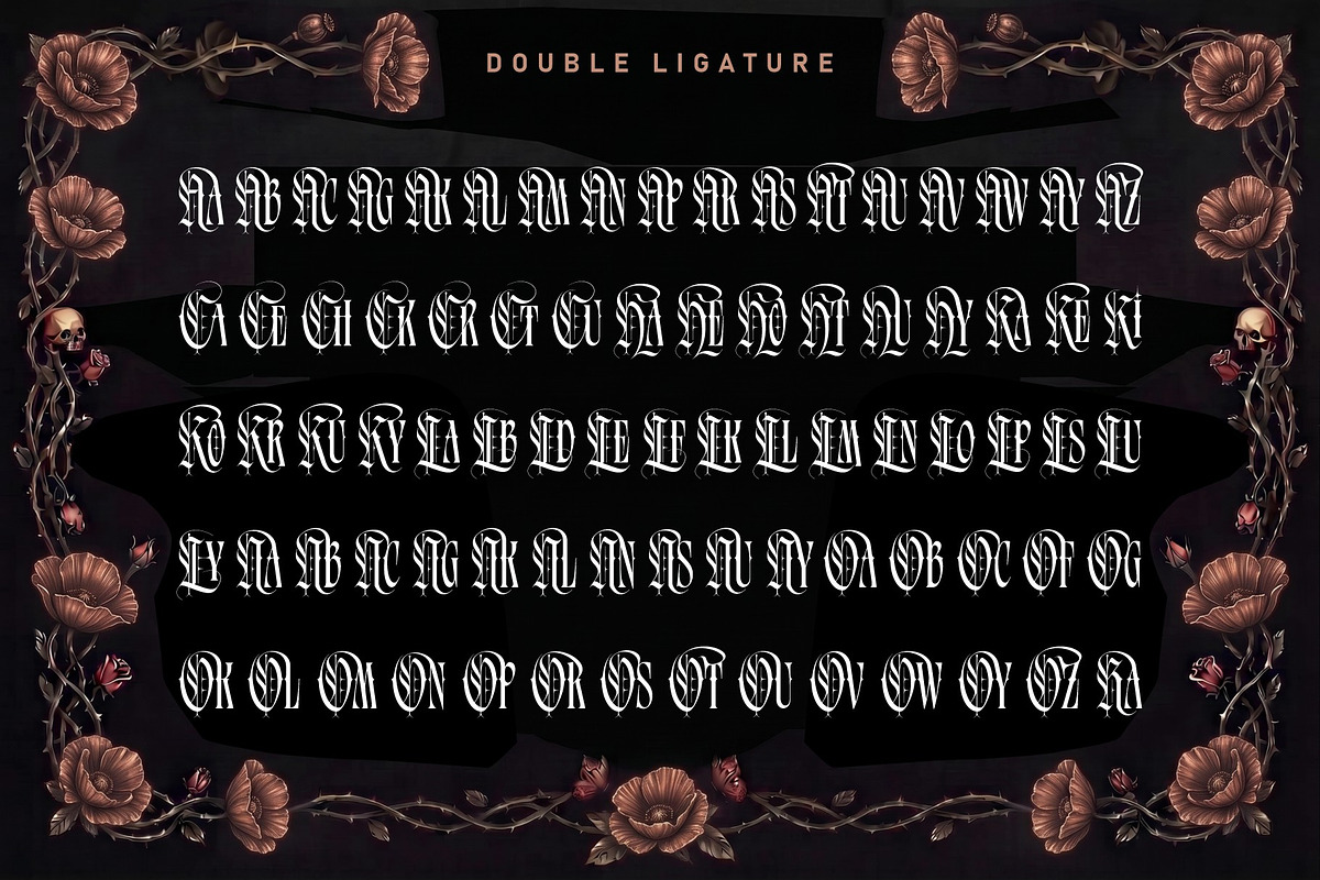 Silver Shard Typeface, a Blackletter Font by alit design (Photo 15 of 20)