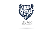 Bear face logo, a Branding & Logo Template by Logocreative (Thumbnail 1 of 3)