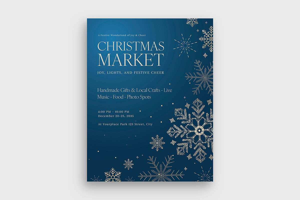 Christmas Flyer Template preview 3