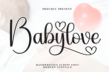 Babylove | Script Font