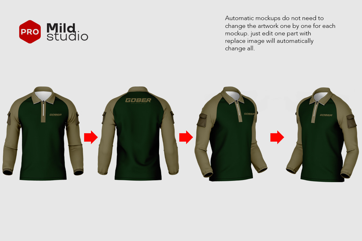 Tactical Army Mockup, a Shirt Mockup by Mildstudio (Photo 2 of 8)