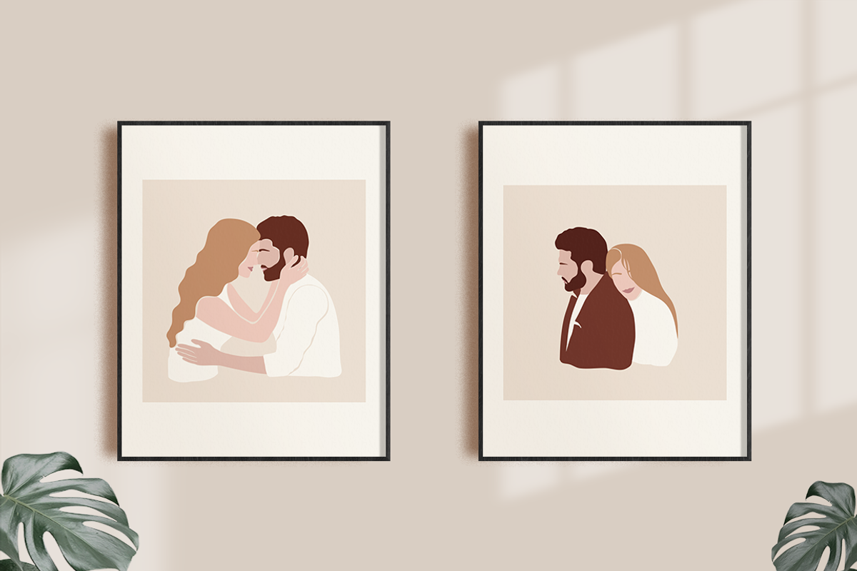 Happy Valentine’s Day  Illustrations, a Person Illustration by Irena Art (Photo 3 of 8)