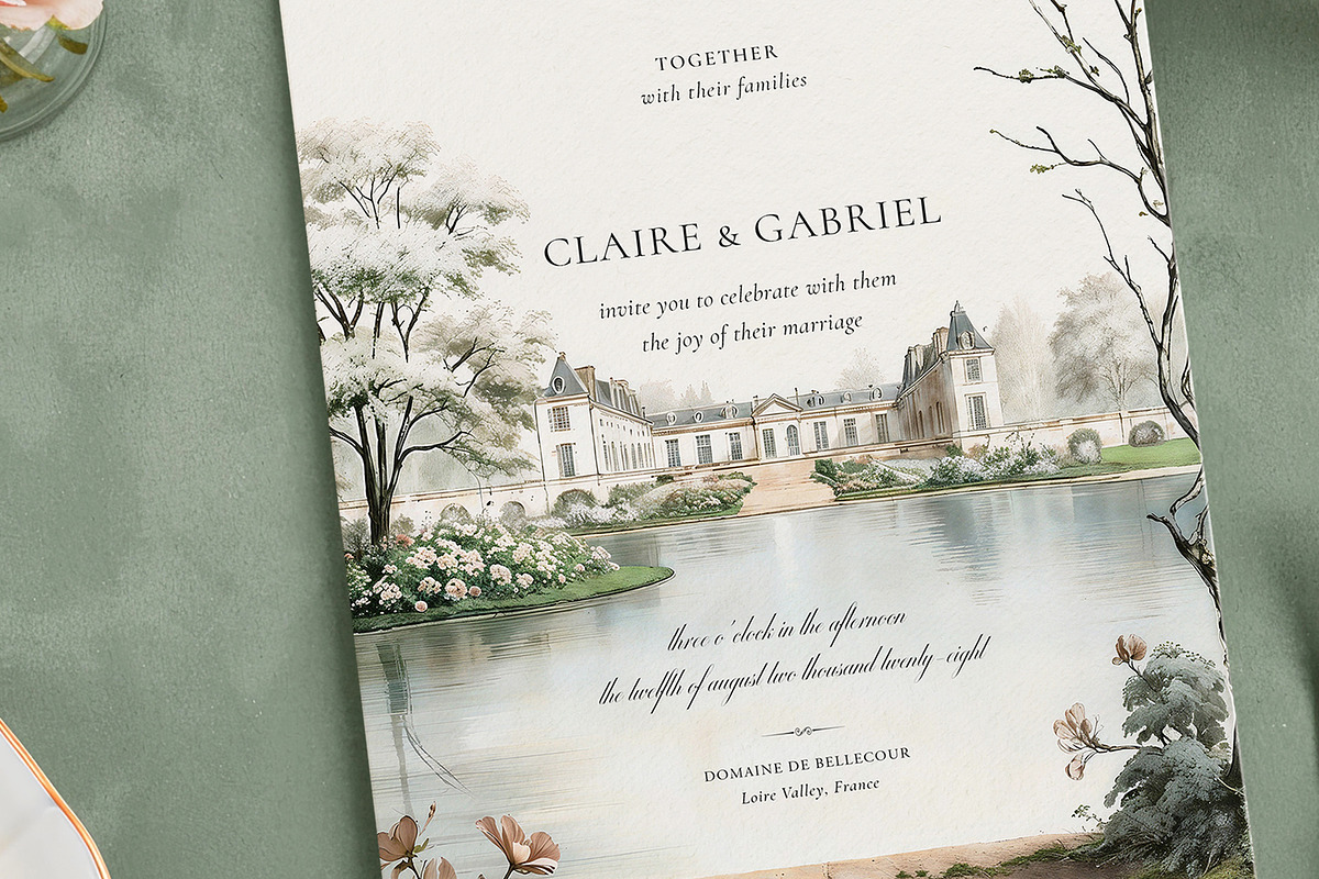 Timeless Garden | Wedding Invitation, a Print Template by by creative paper (Photo 3 of 6)