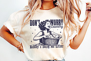 Don't Worry Laundry PNG, Funny, an Illustration by SharpMarketplace (Thumbnail 6 of 9)