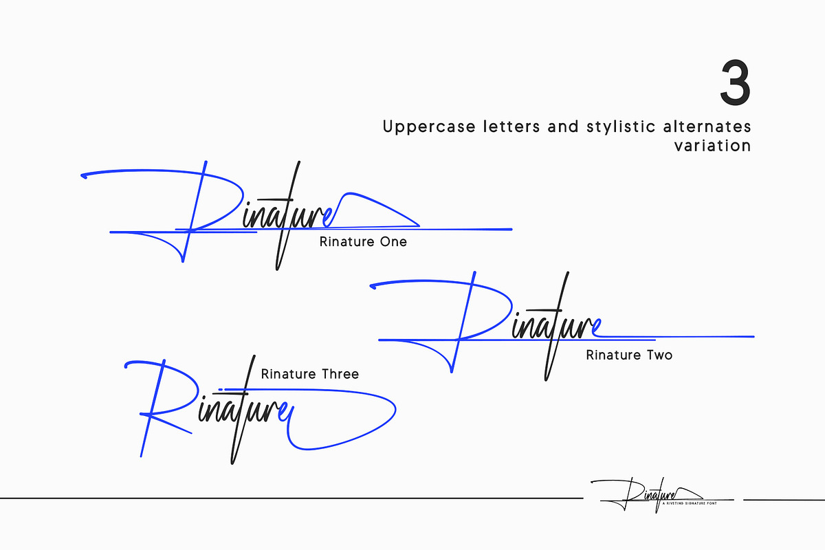Rinature | Signature Font, a Script Font by Lemonthe (Photo 2 of 9)