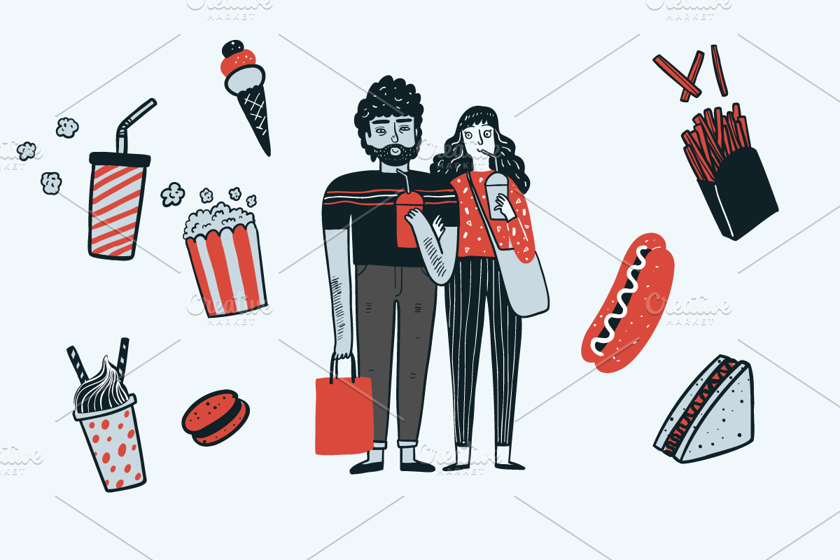 Hand drawn Food & Drink, a Graphic by Huza Studio (Photo 6 of 9)