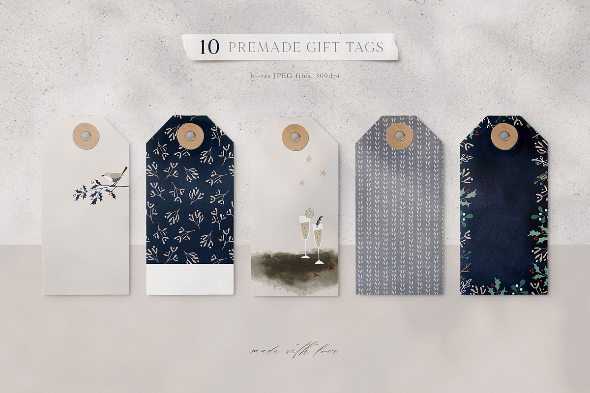 200+ Silent Christmas watercolor set, an Animal Illustration by Tabita's shop (Photo 10 of 17)