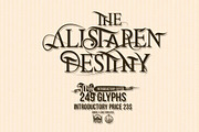 Font | The Alistaren - 50% Off!, a Serif Font by Leonard Posavec (Thumbnail 2 of 5)