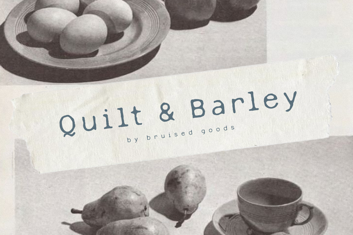 Quilt & Barley, a Sans Serif Font by Bruised Goods (Photo 12 of 13)